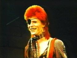 David Bowie as "Halloween Jack" - a character from the "Diamond Dogs" album