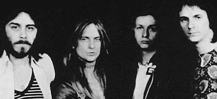 Judas Priest, c. 1977. (l to r) Hill, Downing, Halford & Tipton