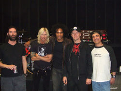 Recent picture of the surviving members of Alice in Chains alongside Duff McKagan and William DuVall