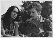 With Joan Baez during the Civil Rights March on Washington D.C., 1963