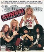Guns 'N' Roses on the cover of Rolling Stone in 1988.