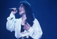 Jackson performing live from Japan on her sold-out Rhythm Nation world tour.