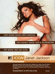 MTV Icon ad featuring Jackson.