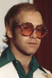 Elton John in the '70s.