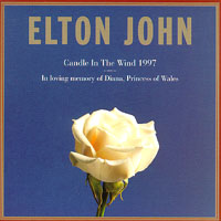 The cover of the Princess Diana tribute, Candle In The Wind.
