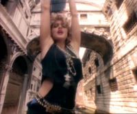 Madonna's "Like a Virgin" music video.