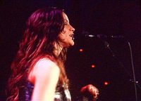 Alanis Morissette performing live in Munich on April 15, 2005.