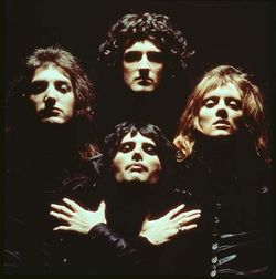  TOP :          Brian May MIDDLE LEFT :  John Deacon MIDDLE RIGHT : Rodger Taylor BOTTOM :       Freddie Mercury