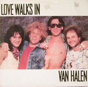 Cover art for the hit single "Love Walks In" (1986)